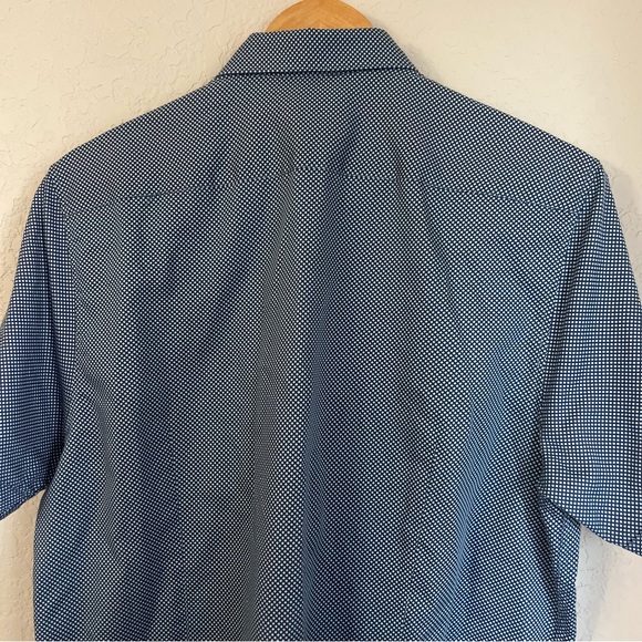 Ted Baker Mens Geometric Button Down Collard Shirt - Picture 6 of 11